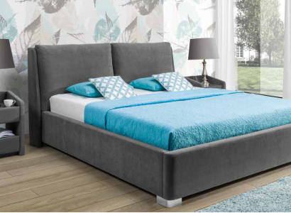 Design Bett Schlafzimmer Betten Textil Leder Hotel Luxus Polster Ehe Doppel